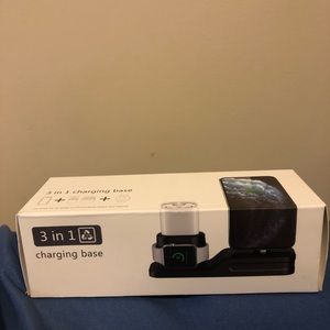 3 in 1 silicon charging base